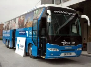 İŞKUR otobüsü yola koyuldu