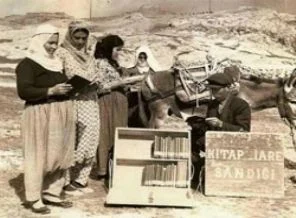 işte gezici kütüphane