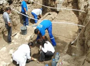 Kanalizasyon kazısından tarih çıktı