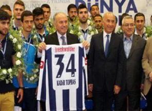 Kasımpaşadan Kadir Topbaşa ziyaret