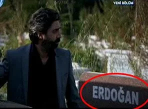 Kurtlar Vadisi cami duvarına....