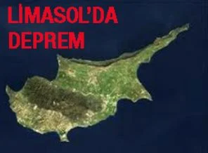 Limasol'da 4 büyüklüğünde deprem