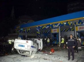 O benzinlik bakın kimin çıktı
