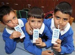 Okullarda dağıtılan süt temiz çıktı