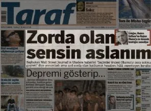 Taraf'tan Erdoğan'ı kızdıracak manşet