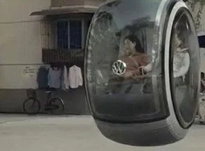 Uçan tekerlek araba!