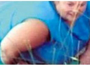 200 kiloluk kadın bomba gibi patladı