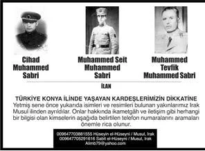 70 yıllık yakınlarını ilanla arıyorlar