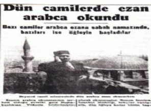 Ezanın aslına iadesi 62. yıldönümü toplantısı