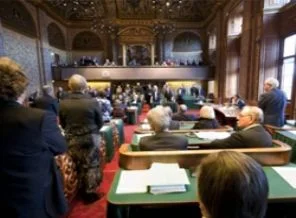Hollandalı senatörler, 'helal kesim' yasağına karşı