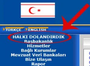 KKTC Başbakanlık: 'Halkı dolandırdık'
