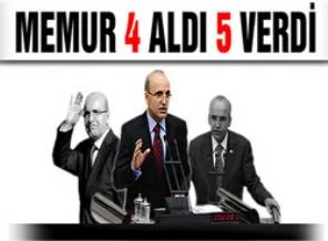 Memura 4 verip 5 aldılar