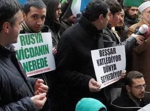 Rusya protesto edildi!