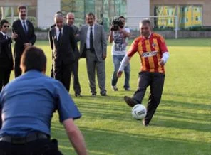 Şota kaleci oldu Gül penaltı attı