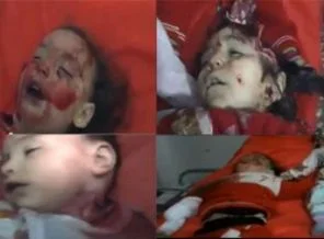 Suriye'de çocuk katliamı - Video +18