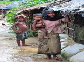 AA ekibi Arakan Müslümanlarının sığındığı kampta