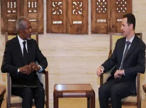 Annan, Suriye Devlet Başkanı Esed ile görüştü