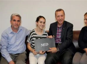 Erdoğan SBS 1'incisini tebrik etti