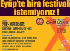 Eyüp'te bira festivaline 'Hayır!..'