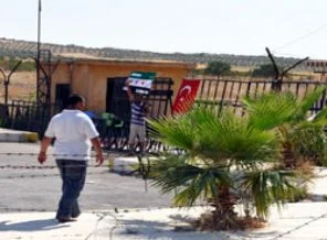 Halep'te muhalif bayrağı