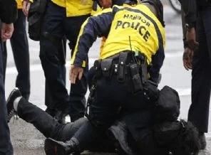 Kaliforniya'da polis şiddeti
