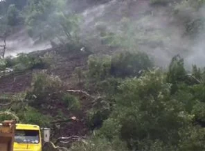 Kanada'daki heyelan dehşeti görüntülendi