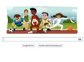 Olimpiyatlara özel google