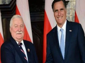 Romney'nin Polonya ziyareti de pürüzlü