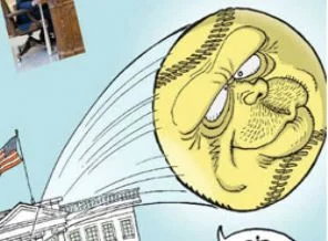 Gırgır, Erdoğan'ı beyzbol topu yaptı...