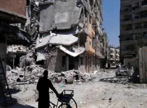 Kuşatma altındaki Humus'ta halk yiyecek bulamıyor