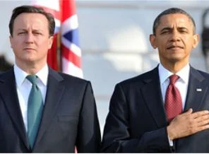 Obama ve Cameron'un gündemi kriz