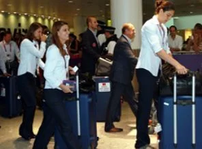 Olimpiyat kafilesi Londra'dan ayrıldı