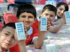 Süt dağıtım çalışması başladı