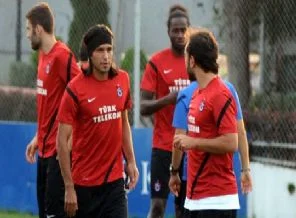 Trabzonspor antrenmanı tatsız bitti
