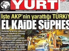 Yurt gazetesi PKK'yı akladı