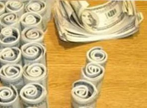 80 bin doları mideye indirdiler