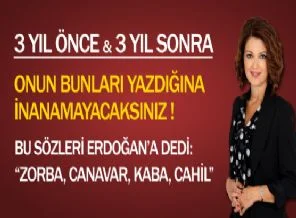 Alçı, 3 yıl önce Erdoğan için neler yazmış neler