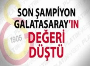 Cimbom'un değeri düştü