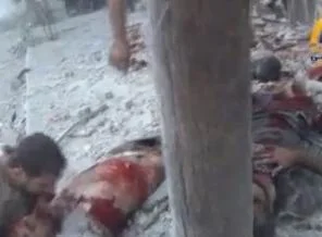 Halep'te bombalanan halk böyle feryat etti