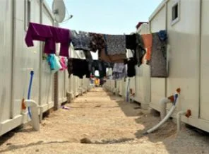 Konteyner evleri ''sıcak yuvaları'' oldu