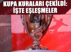 Kupa kuraları çekildi: İşte eşleşmeler