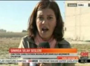 Silah sesleri arasından canlı yayın