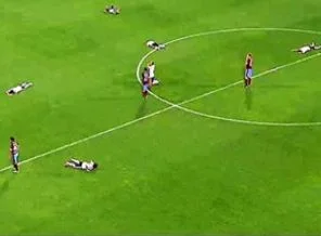 Beşiktaş'ın yıkıldığı an ! FOTO