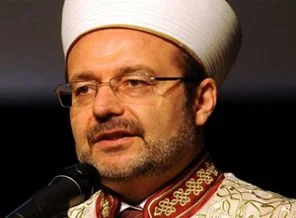 Görmez, Almanya'da afişleri eleştirdi