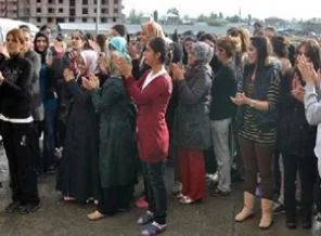 Öğrencilerden yurt protestosu