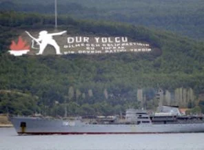Rus savaş gemisi Çanakkale'de