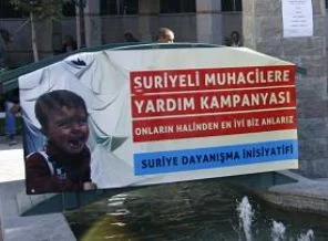 Van'dan Suriyeli muhacirlere destek
