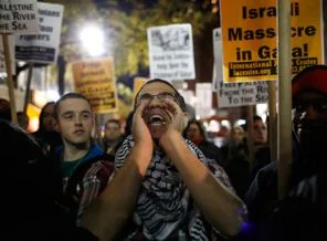 ABD'nin göbeğinde olaylı İsrail protestosu