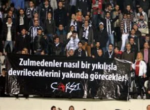 Çarşı'dan İsrail'e pankartlı tepki