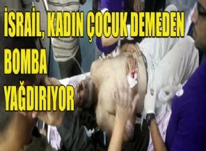 İsrail Gazze'yi havadan ve karadan vurdu